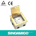 Cover Opening Hinged Floor Outlet Boxes with CAT6 (SOP-120B)